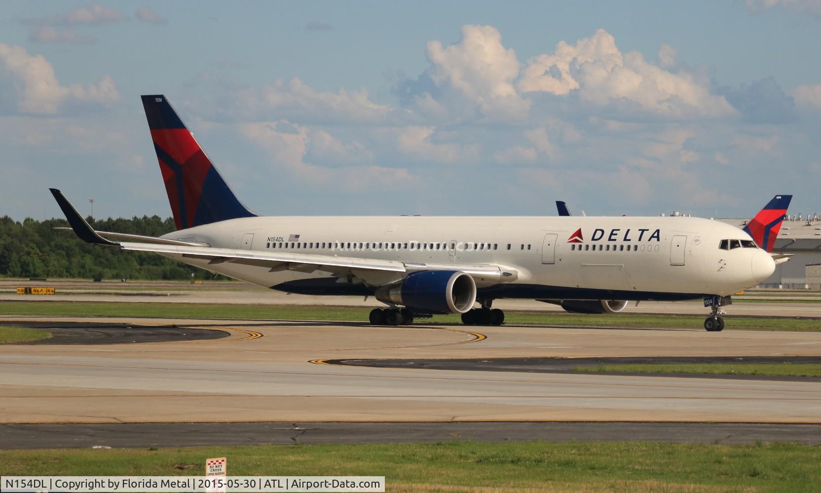 N154DL, 1991 Boeing 767-3P6 C/N 25241, Delta 767-300