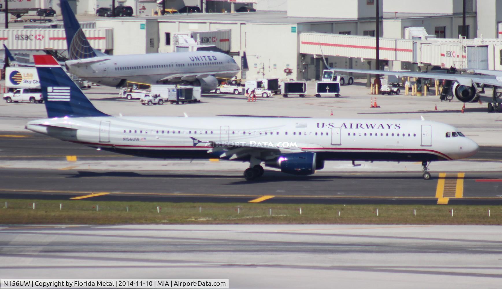 N156UW, 2013 Airbus A321-211 C/N 5684, USAirways A321