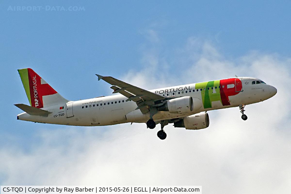 CS-TQD, 1999 Airbus A320-214 C/N 0870, Airbus A320-214 [0870] (Tap Air Portugal) Home~G 26/05/2015. On approach 27L.