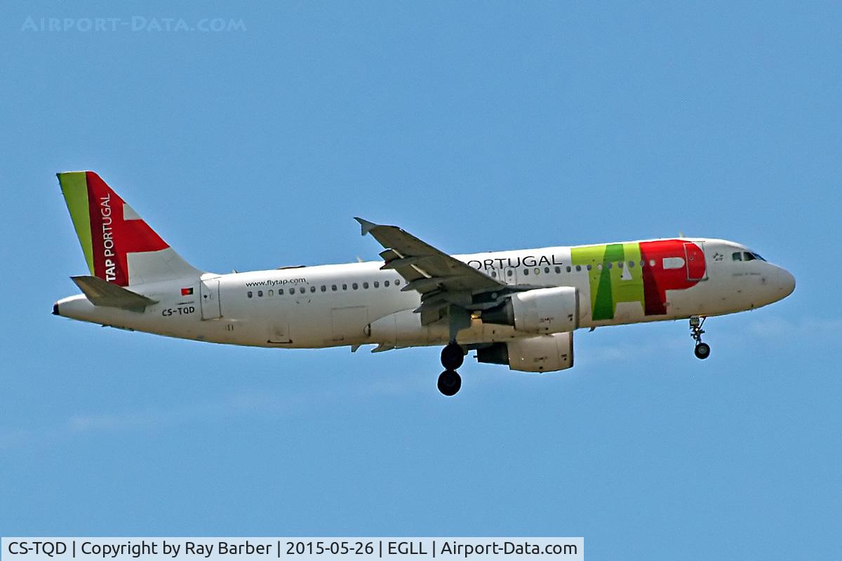 CS-TQD, 1999 Airbus A320-214 C/N 0870, Airbus A320-214 [0870] (Tap Air Portugal) Home~G 26/05/2015. On approach 27L.