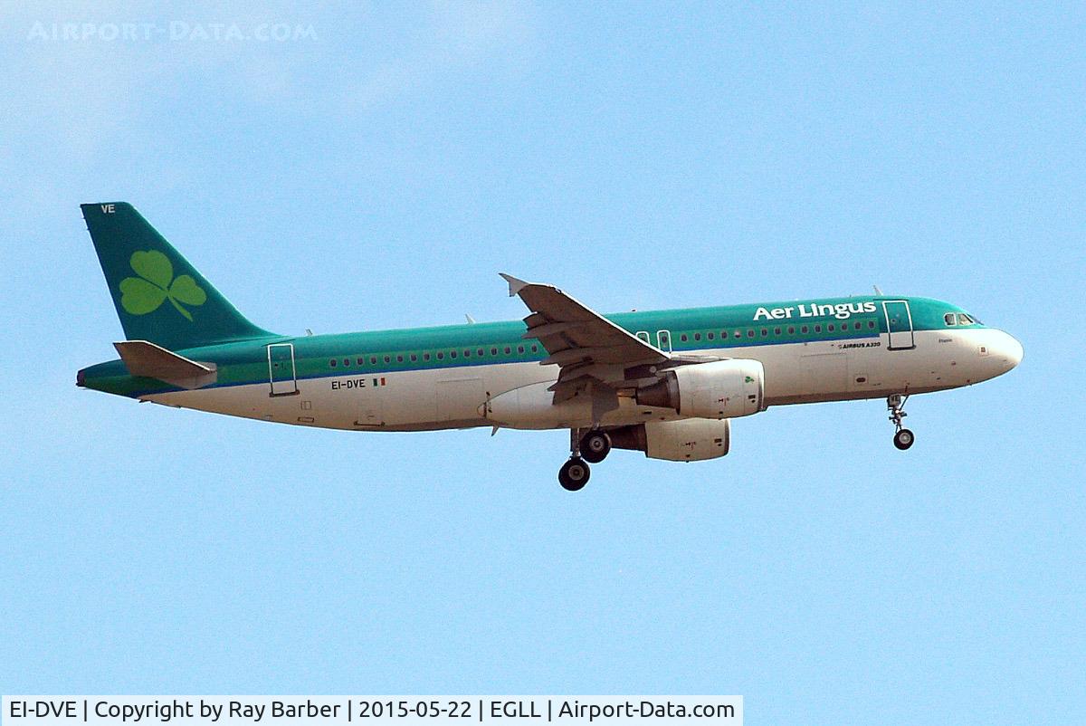 EI-DVE, 2007 Airbus A320-214 C/N 3219, Airbus A320-214 [3129] (Aer Lingus) Home~G 22/05/2015. On approach 27L.