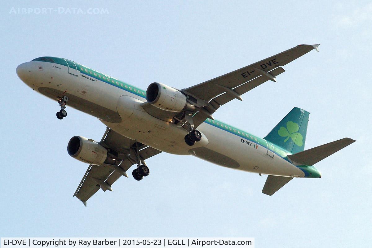 EI-DVE, 2007 Airbus A320-214 C/N 3219, Airbus A320-214 [3129] (Aer Lingus) Home~G 23/05/2015. On approach 27R.