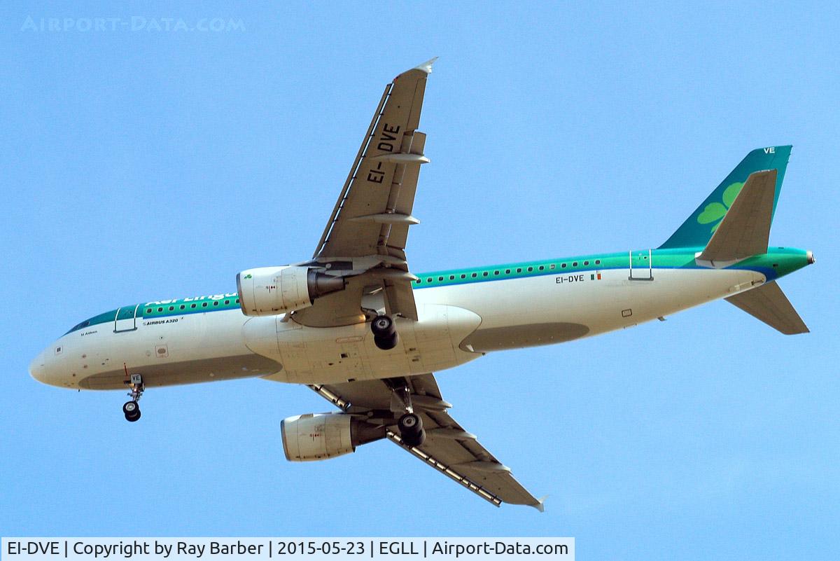 EI-DVE, 2007 Airbus A320-214 C/N 3219, Airbus A320-214 [3129] (Aer Lingus) Home~G 23/05/2015. On approach 27R.
