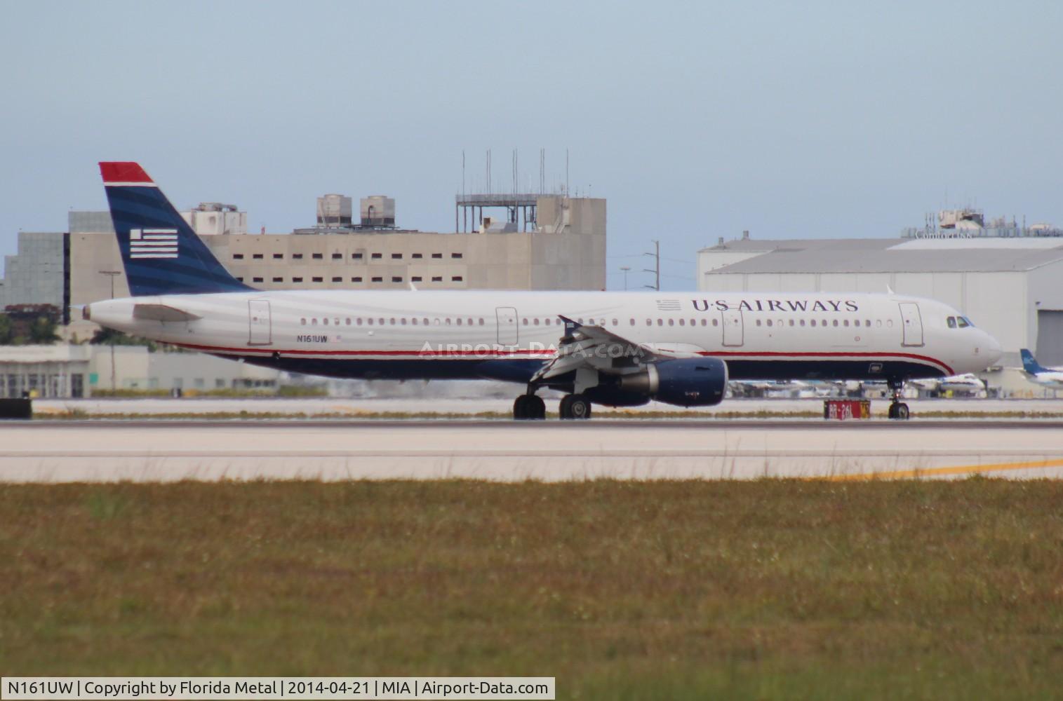 N161UW, 2001 Airbus A321-211 C/N 1403, US Airways