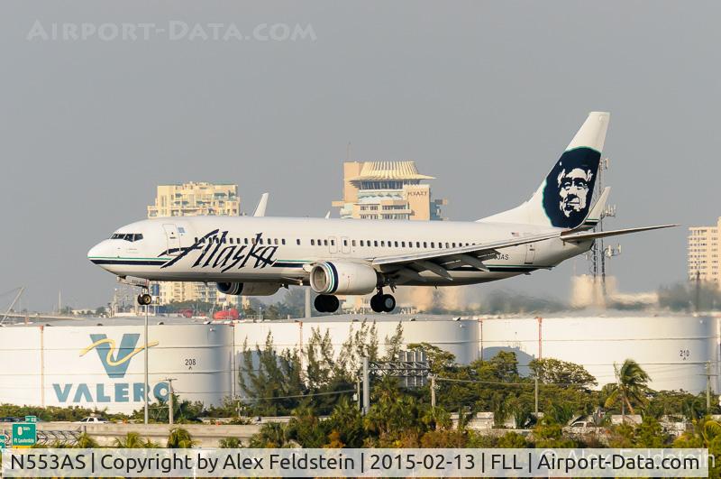 N553AS, 2006 Boeing 737-890 C/N 34594, Ft. Lauderdale