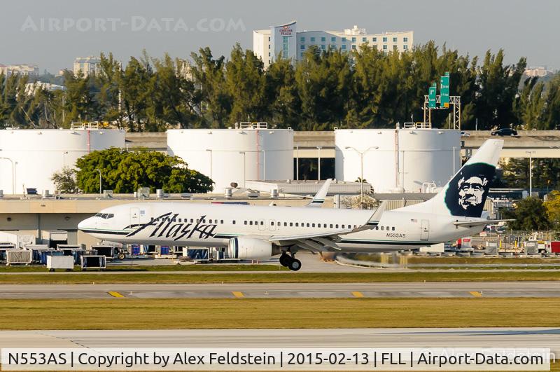 N553AS, 2006 Boeing 737-890 C/N 34594, Ft. Lauderdale