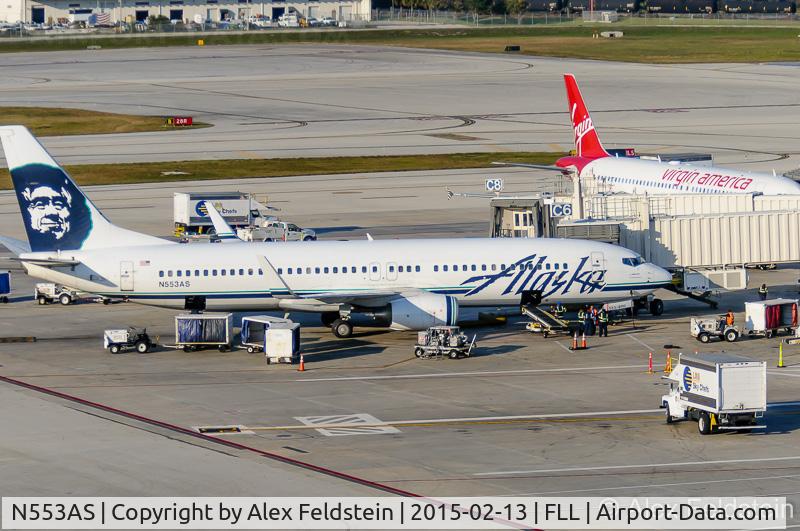 N553AS, 2006 Boeing 737-890 C/N 34594, Ft. Lauderdale
