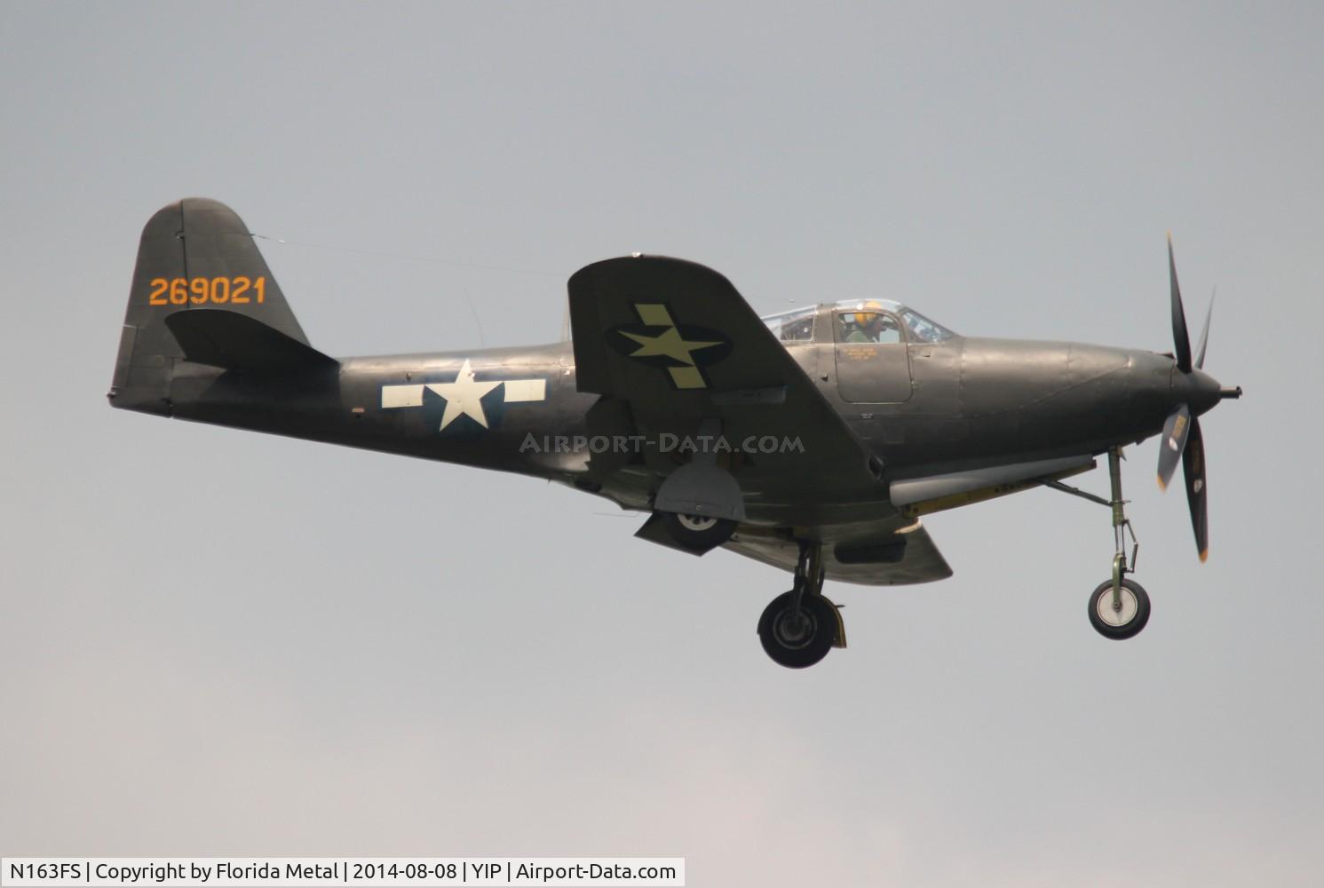 N163FS, 1943 Bell P-63C-5 Kingcobra C/N 33-91, P-63C