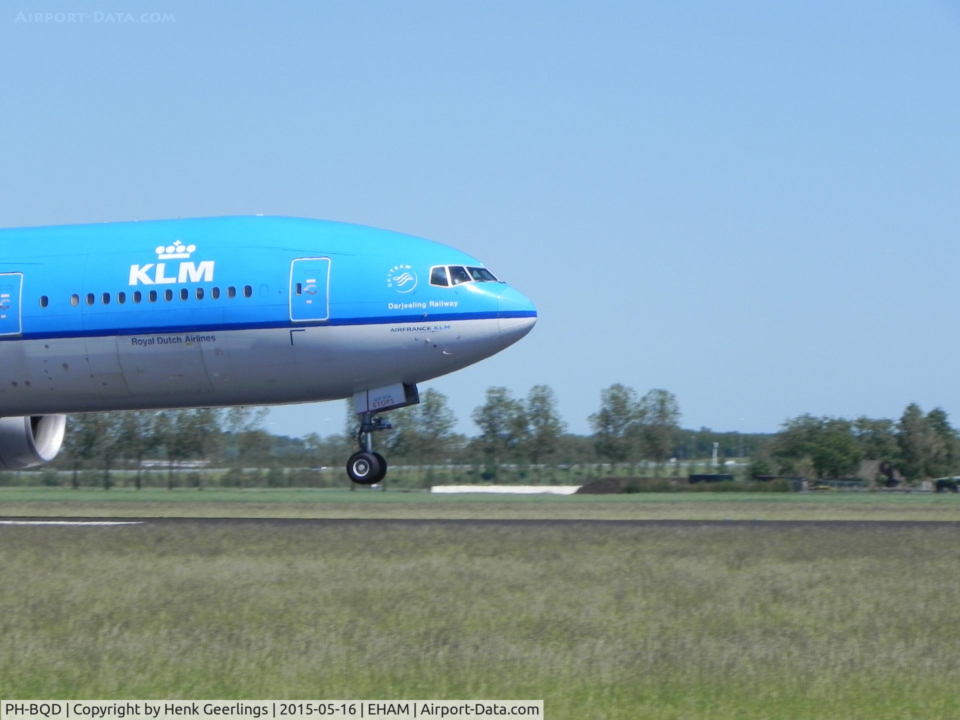 PH-BQD, 2003 Boeing 777-206/ER C/N 33713, KLM, landing