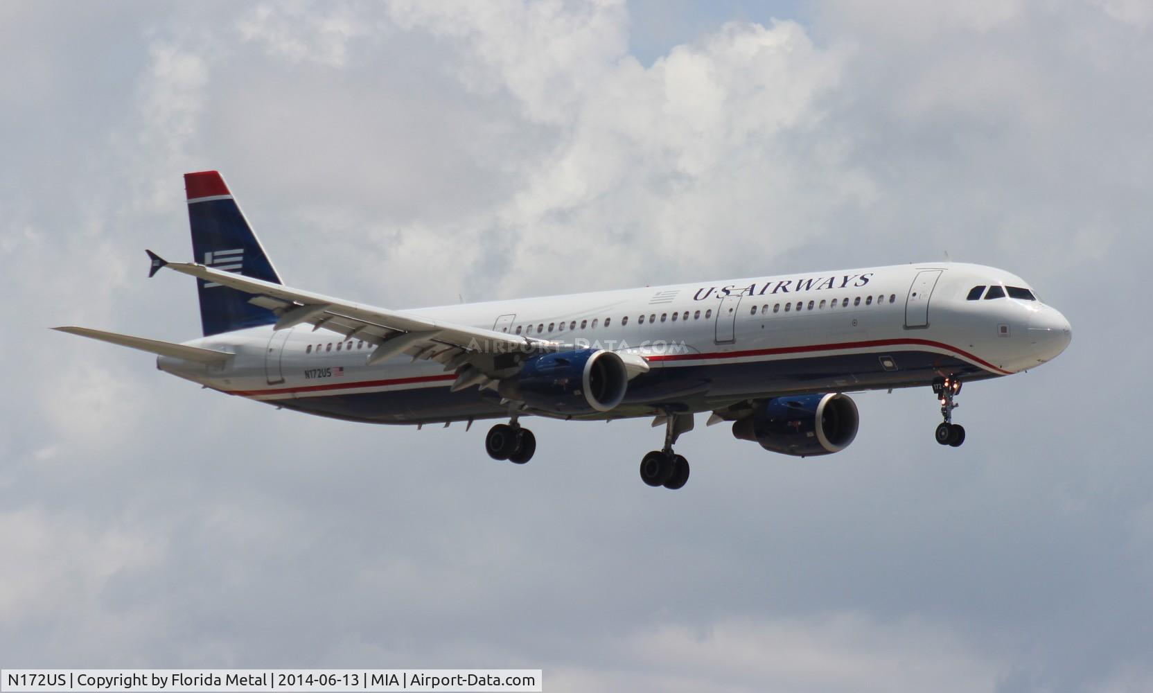 N172US, 2001 Airbus A321-211 C/N 1472, US A321