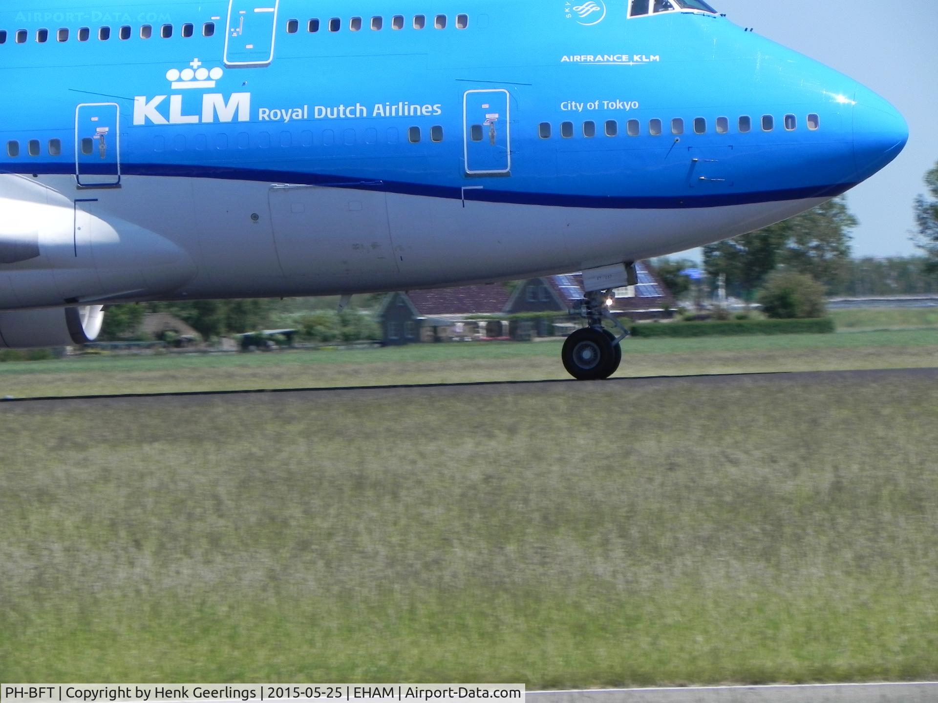 PH-BFT, 1997 Boeing 747-406BC C/N 28459, KLM Just landed