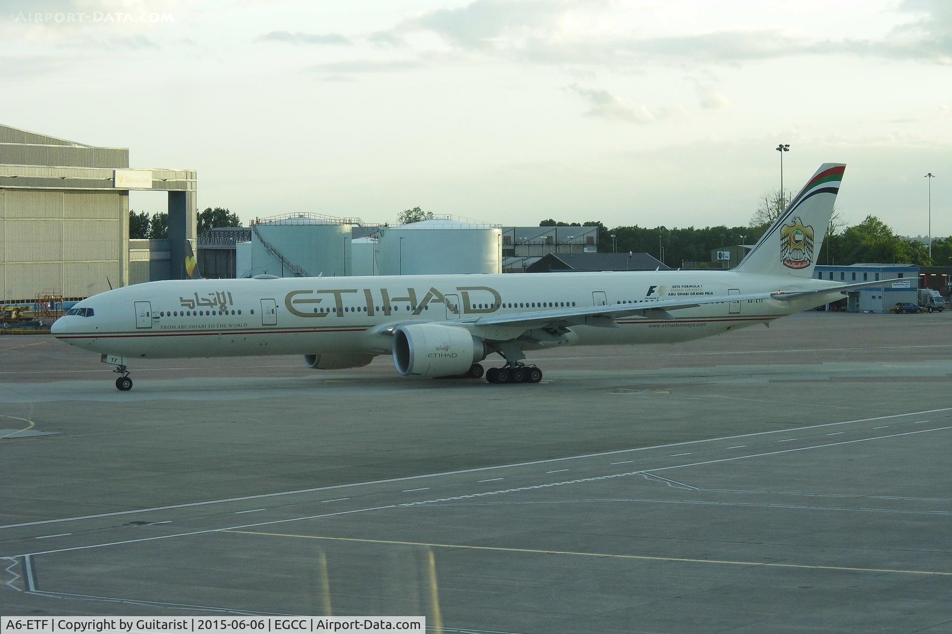A6-ETF, 2009 Boeing 777-3FX/ER C/N 39700, At Manchester