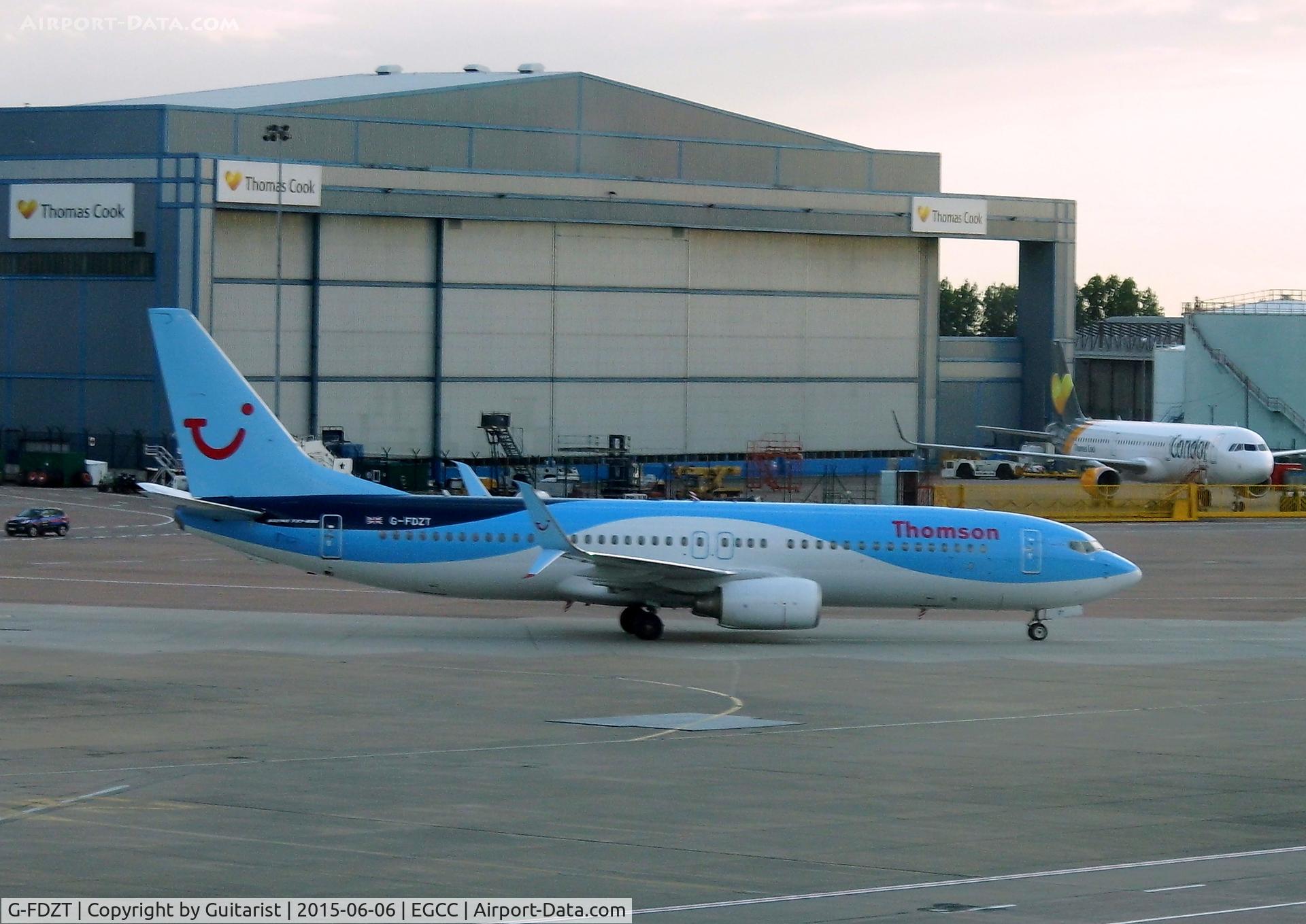 G-FDZT, 2011 Boeing 737-8K5 C/N 37248, At Manchester