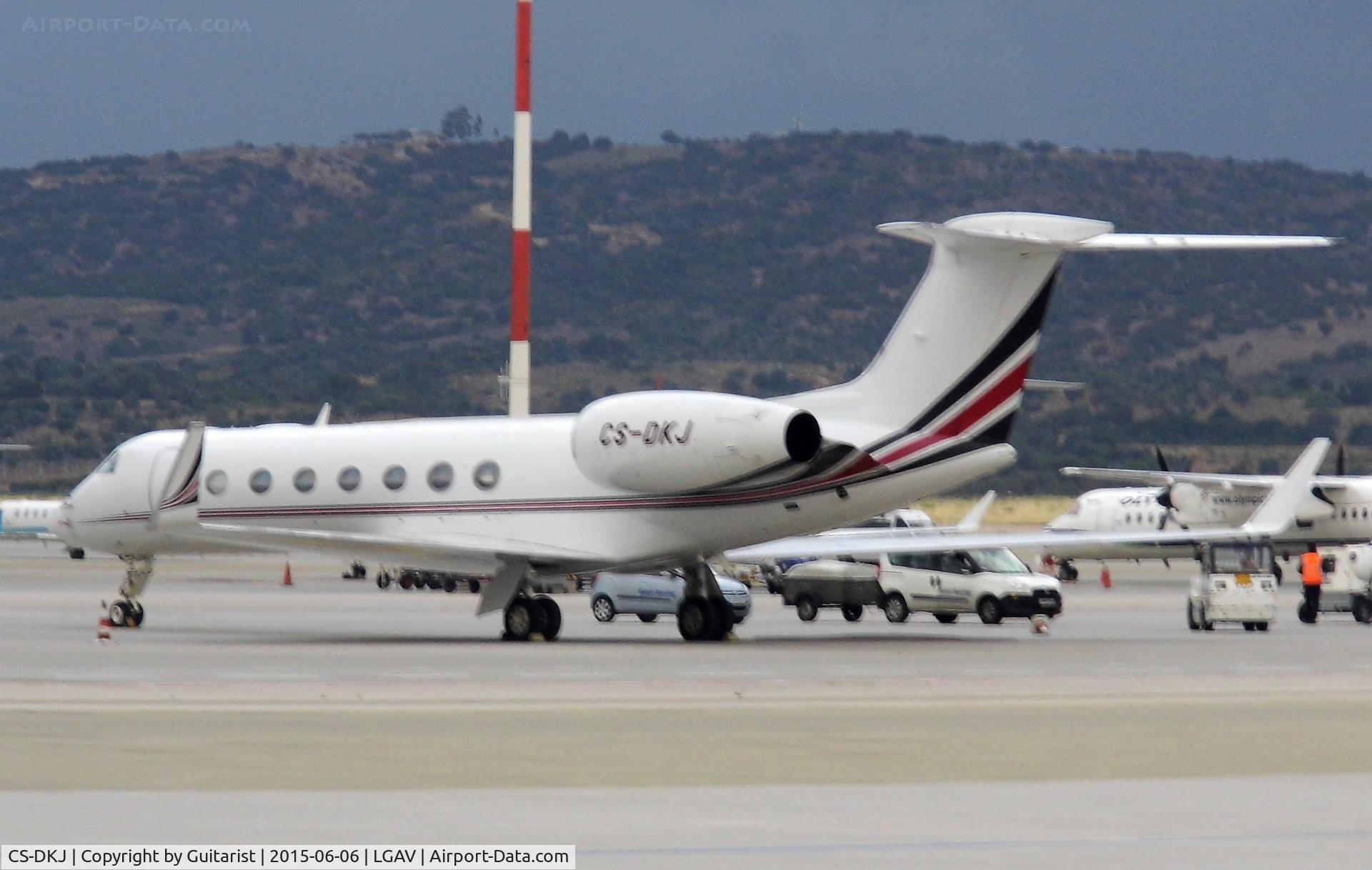 CS-DKJ, 2008 Gulfstream Aerospace V-SP G550 C/N 5174, At Athens