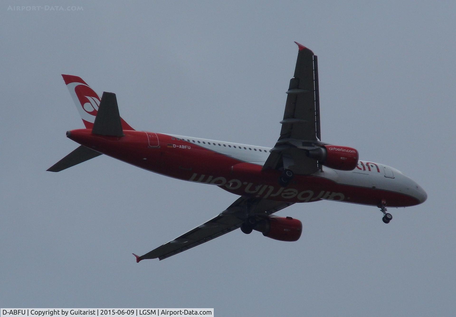 D-ABFU, 2011 Airbus A320-214 C/N 4743, Off the beach on Samos