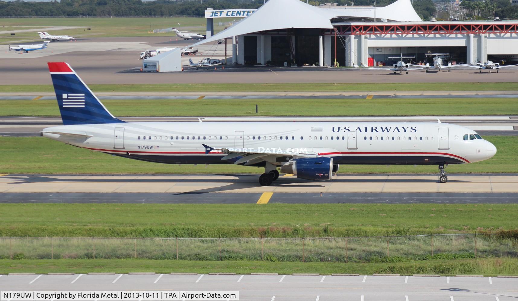 N179UW, 2001 Airbus A321-211 C/N 1521, US Airways A321