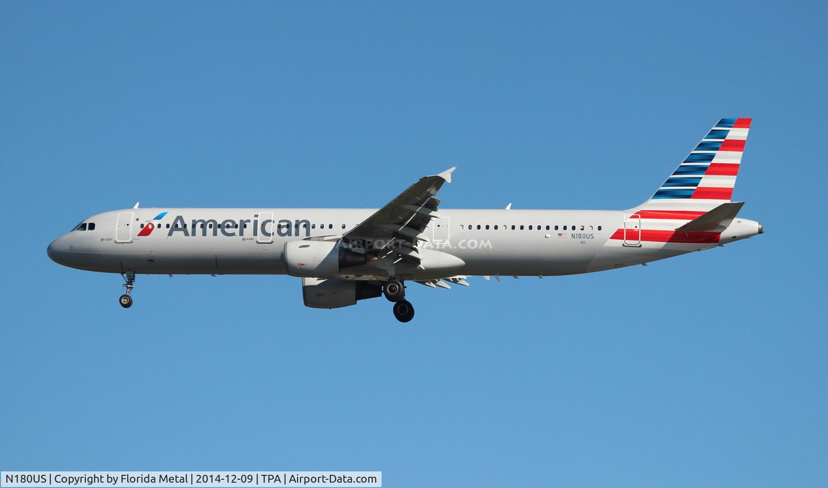 N180US, 2001 Airbus A321-211 C/N 1525, American