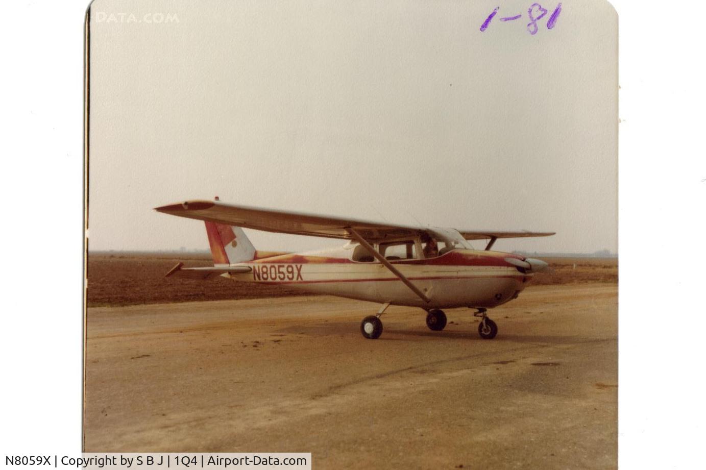 N8059X, 1961 Cessna 172B C/N 17248559, 59x with the co-owner sitting in the co-pilots seat.