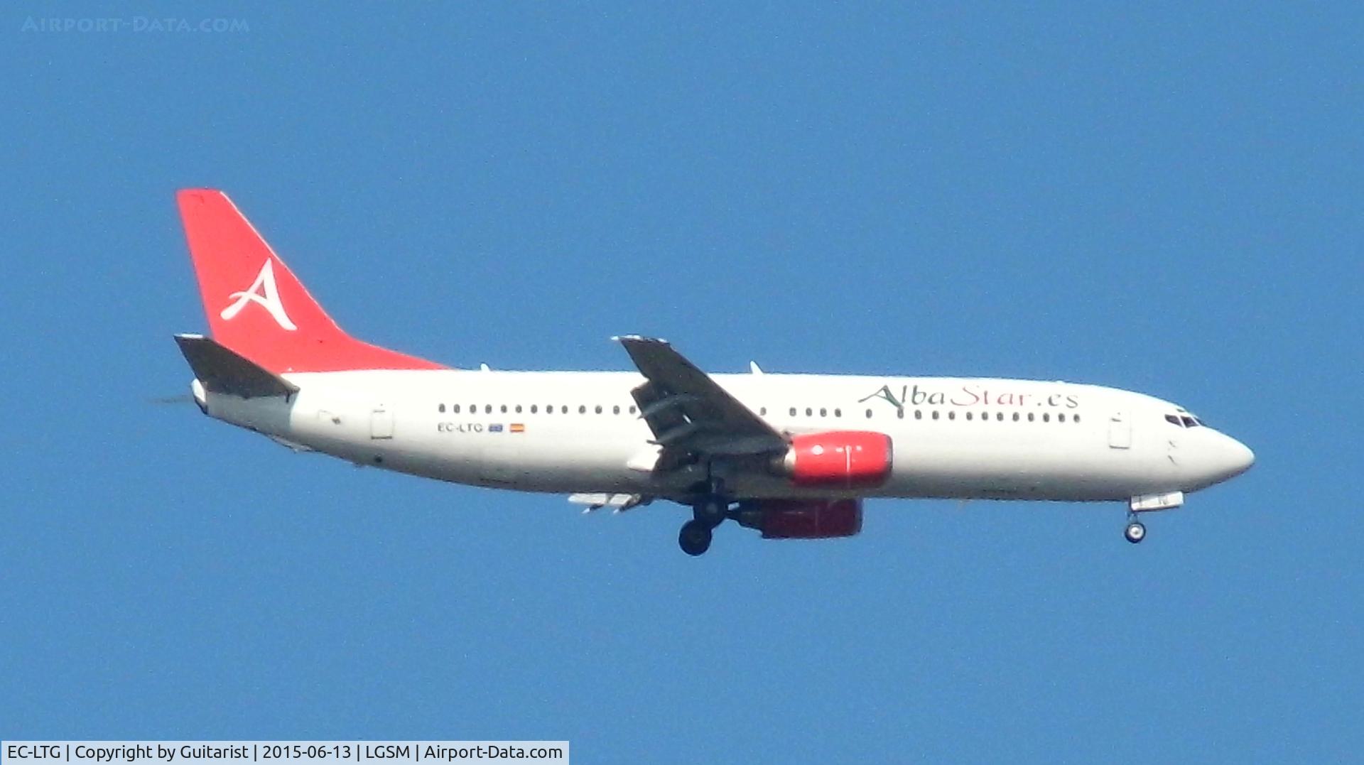 EC-LTG, 1989 Boeing 737-4K5 C/N 24129, Off the beach on Samos