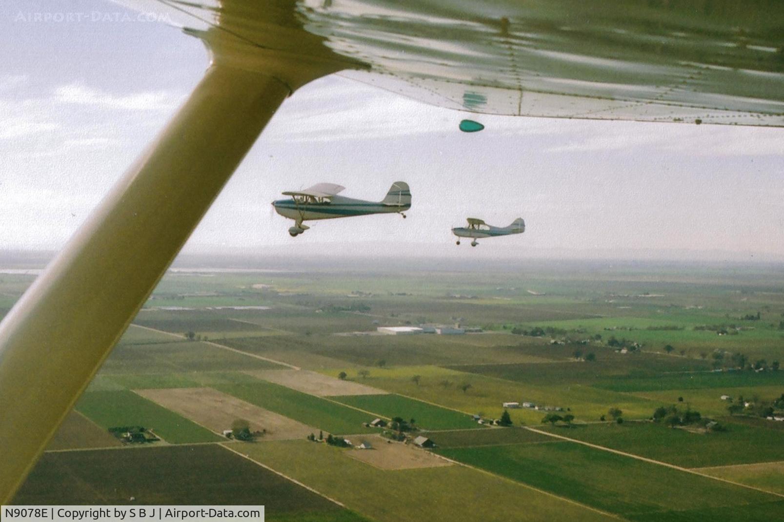 N9078E, 1946 Aeronca 11AC Chief C/N 11AC-710, 78E and flight on the way back home to Tracy,Ca.