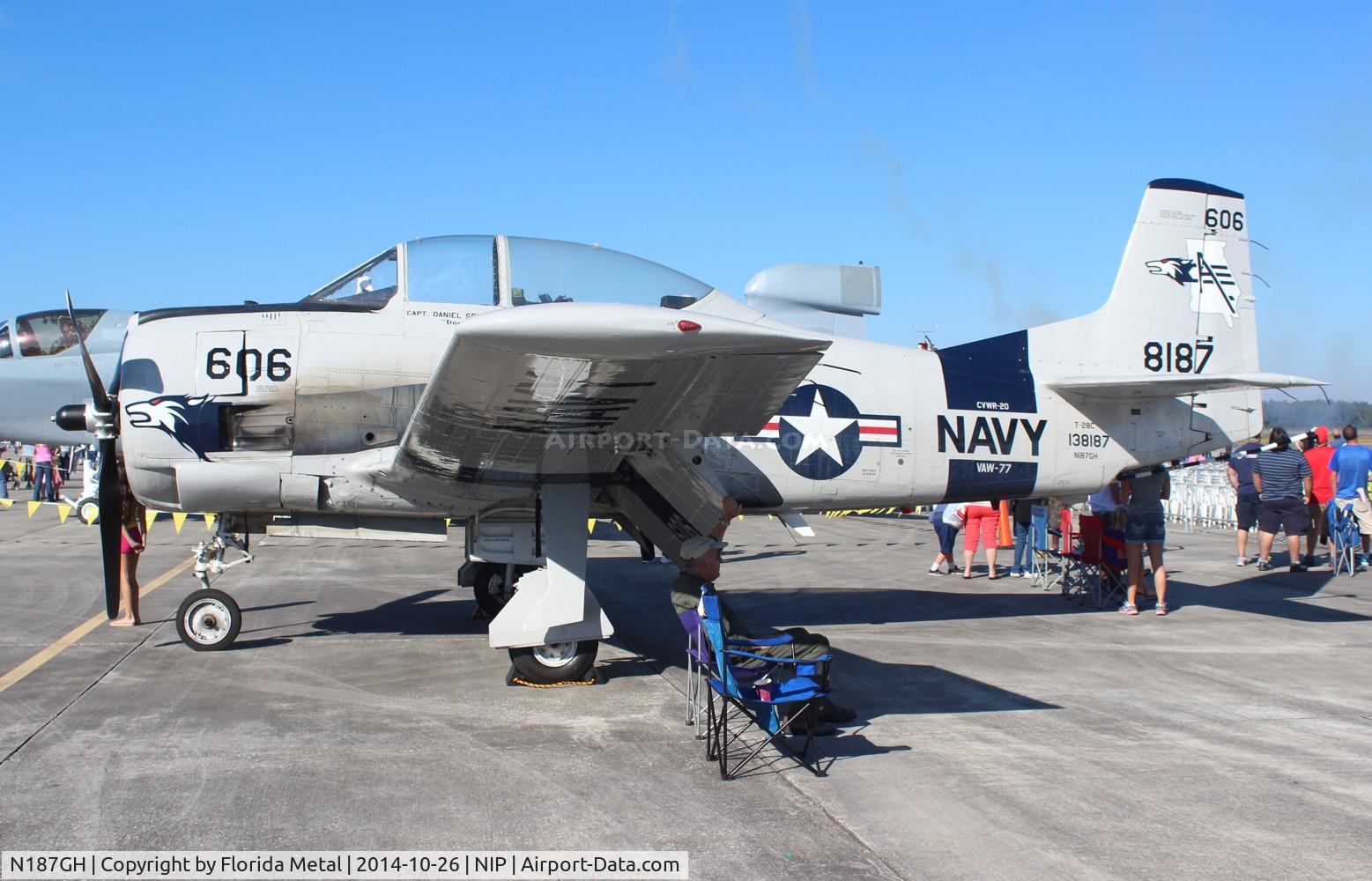 N187GH, 1954 North American T-28C Trojan C/N 200-258 (138187), T-28C