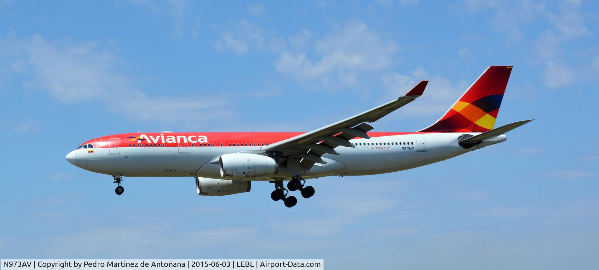N973AV, 2009 Airbus A330-243 C/N 1073, El Prat Barcelon - España