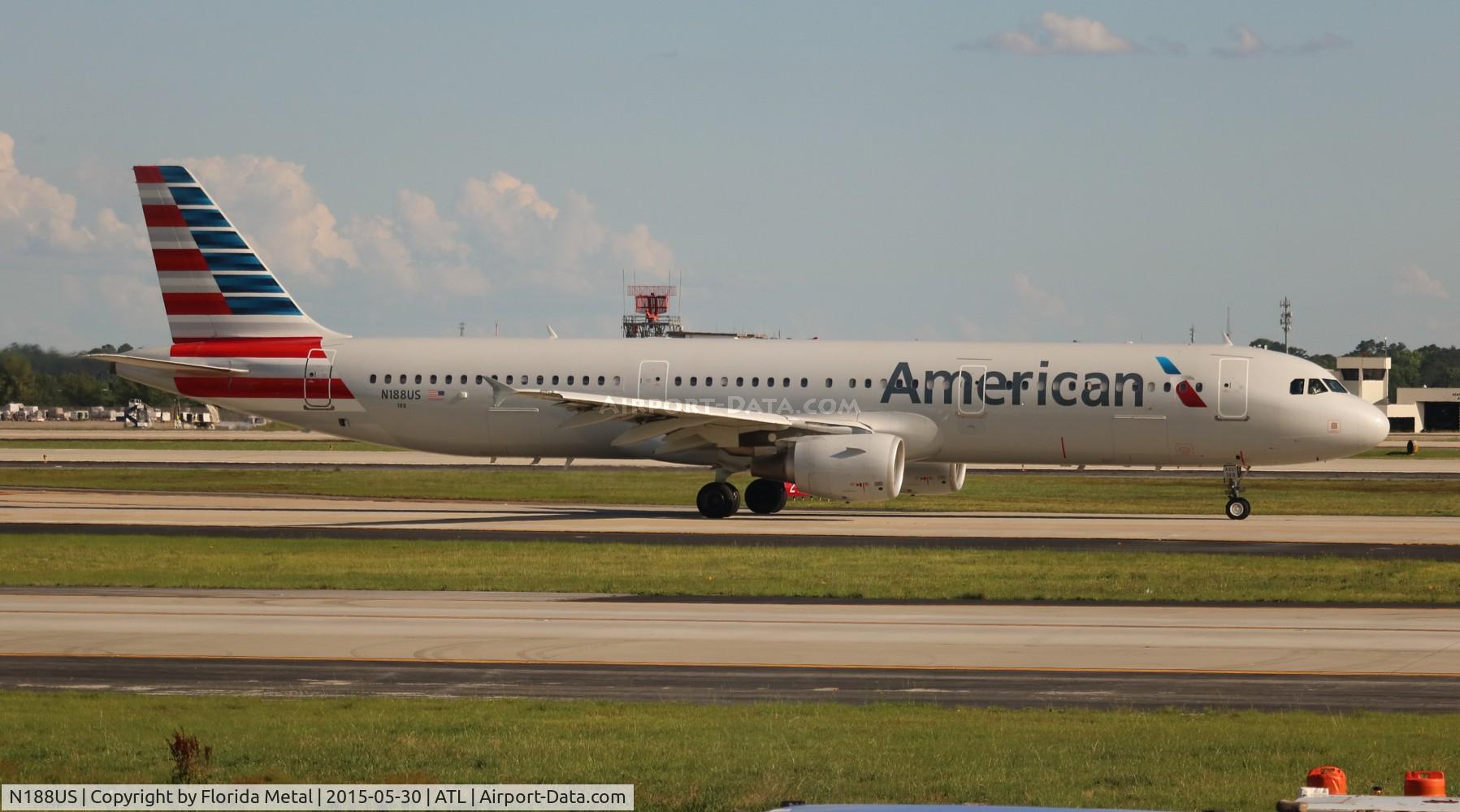 N188US, 2002 Airbus A321-211 C/N 1724, American A321