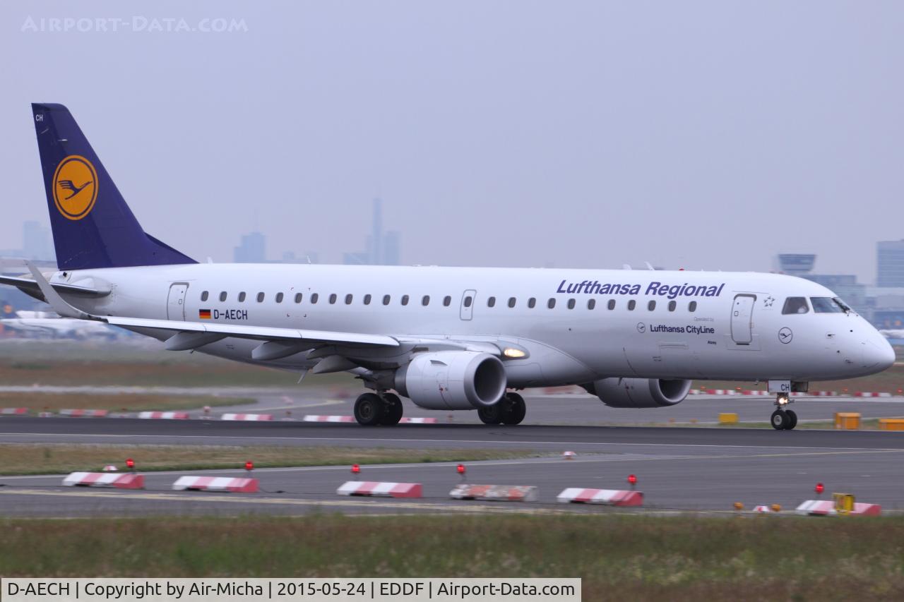 D-AECH, 2010 Embraer 190LR (ERJ-190-100LR) C/N 19000376, Lufthansa CityLine