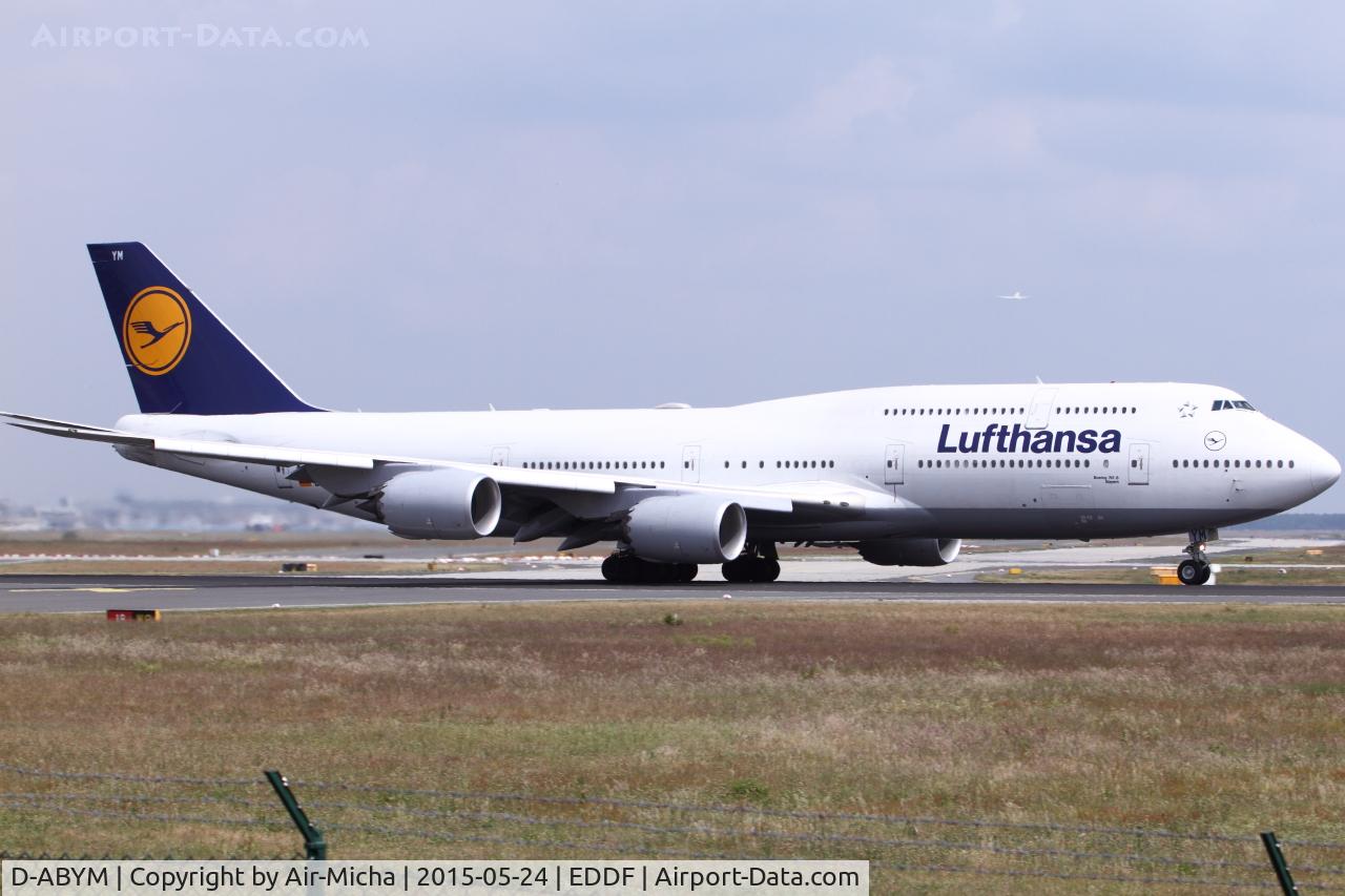 D-ABYM, 2014 Boeing 747-830 C/N 37837, Lufthansa