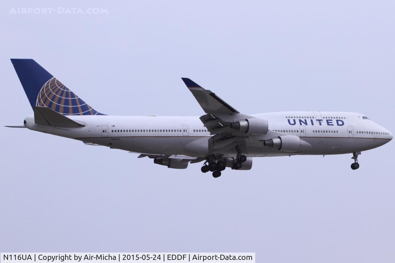 N116UA, 1998 Boeing 747-422 C/N 26908, United Airlines