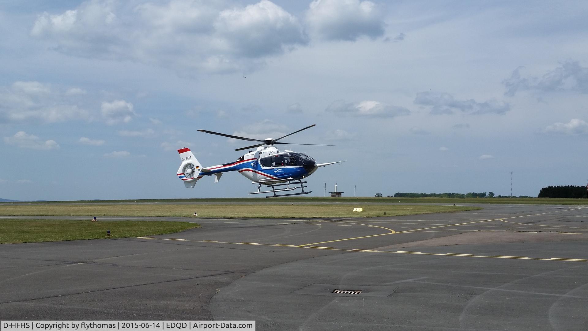 D-HFHS, Eurocopter EC-135T-1 C/N 0028, DLR (Deutsches Zentrum für Luft und Raumfahrt)
 EC 135, D-HFHS Bayreuth airport