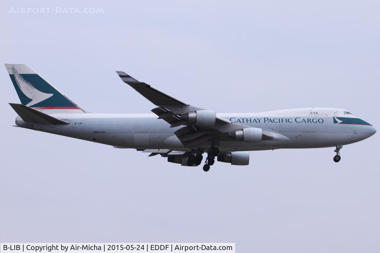 B-LIB, 2008 Boeing 747-467ERF C/N 36867, Cathay Pacific Airways