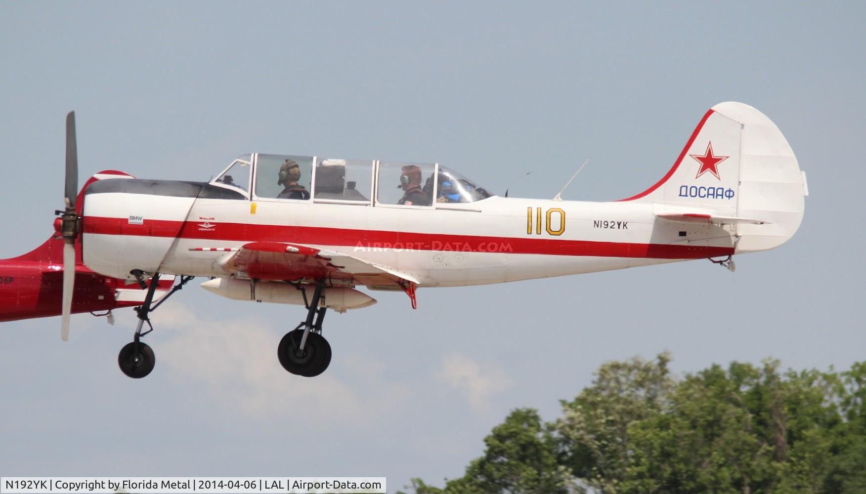 N192YK, 1990 Yakovlev Yak-52 C/N 9011008, Yak 52
