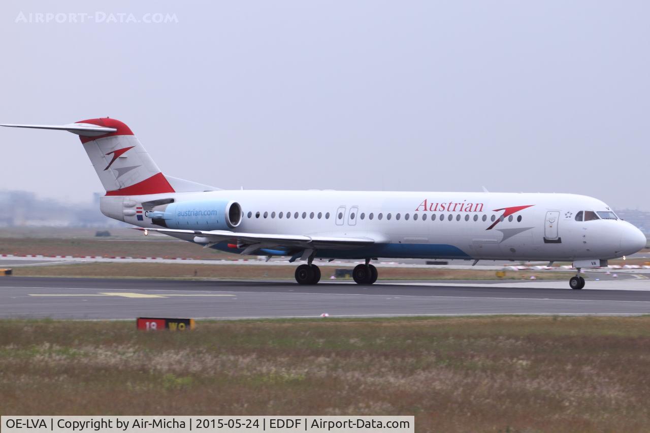OE-LVA, 1994 Fokker 100 (F-28-0100) C/N 11490, Tyrolean Airways