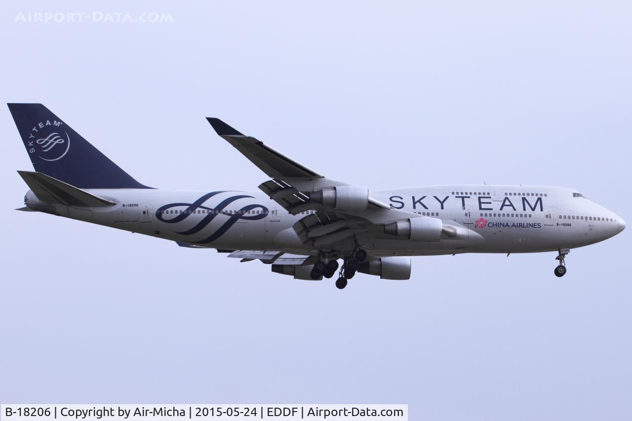 B-18206, 1998 Boeing 747-409 C/N 29030, China Airlines