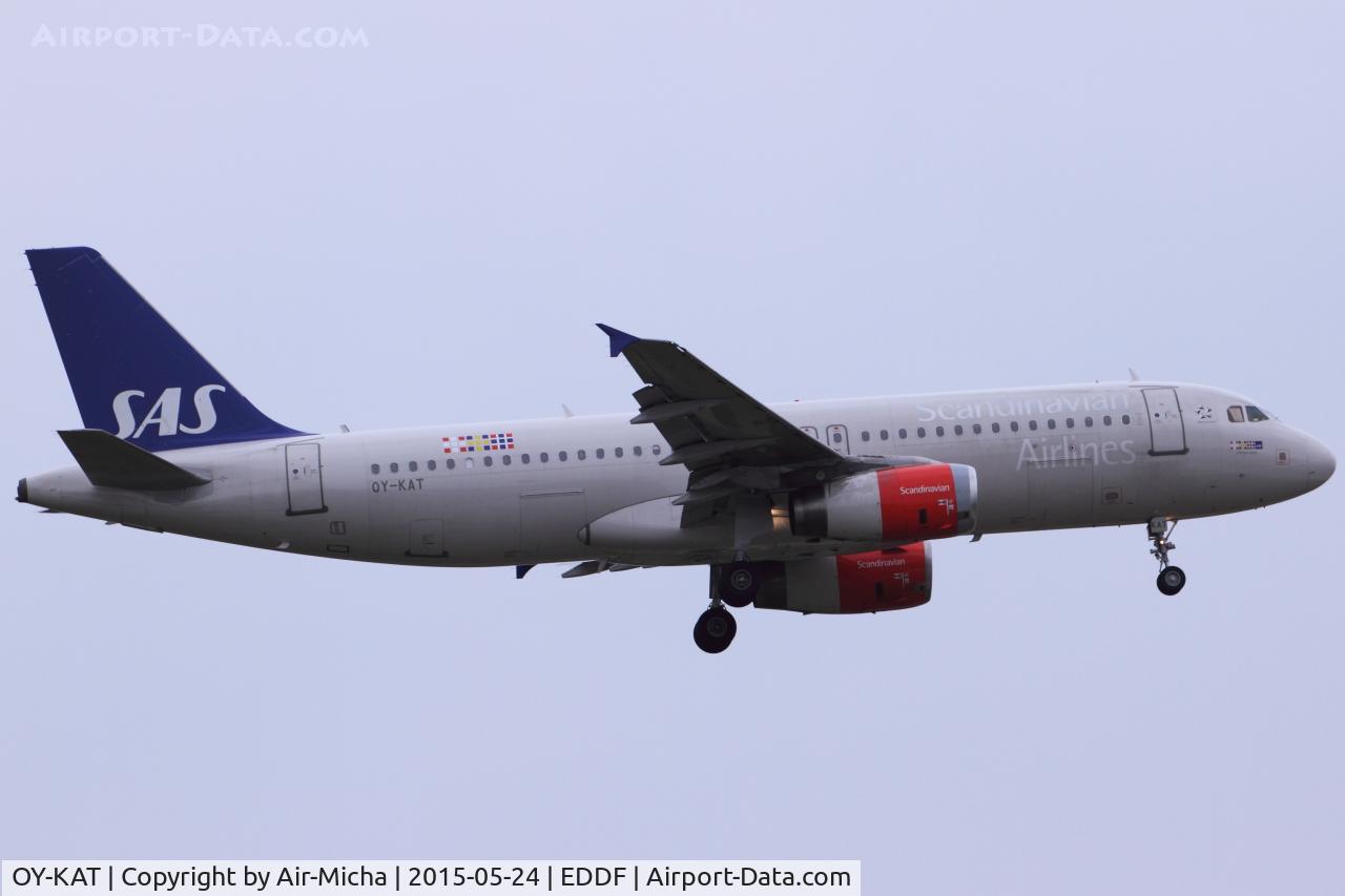 OY-KAT, 2007 Airbus A320-232 C/N 3192, SAS Scandinavian Airlines