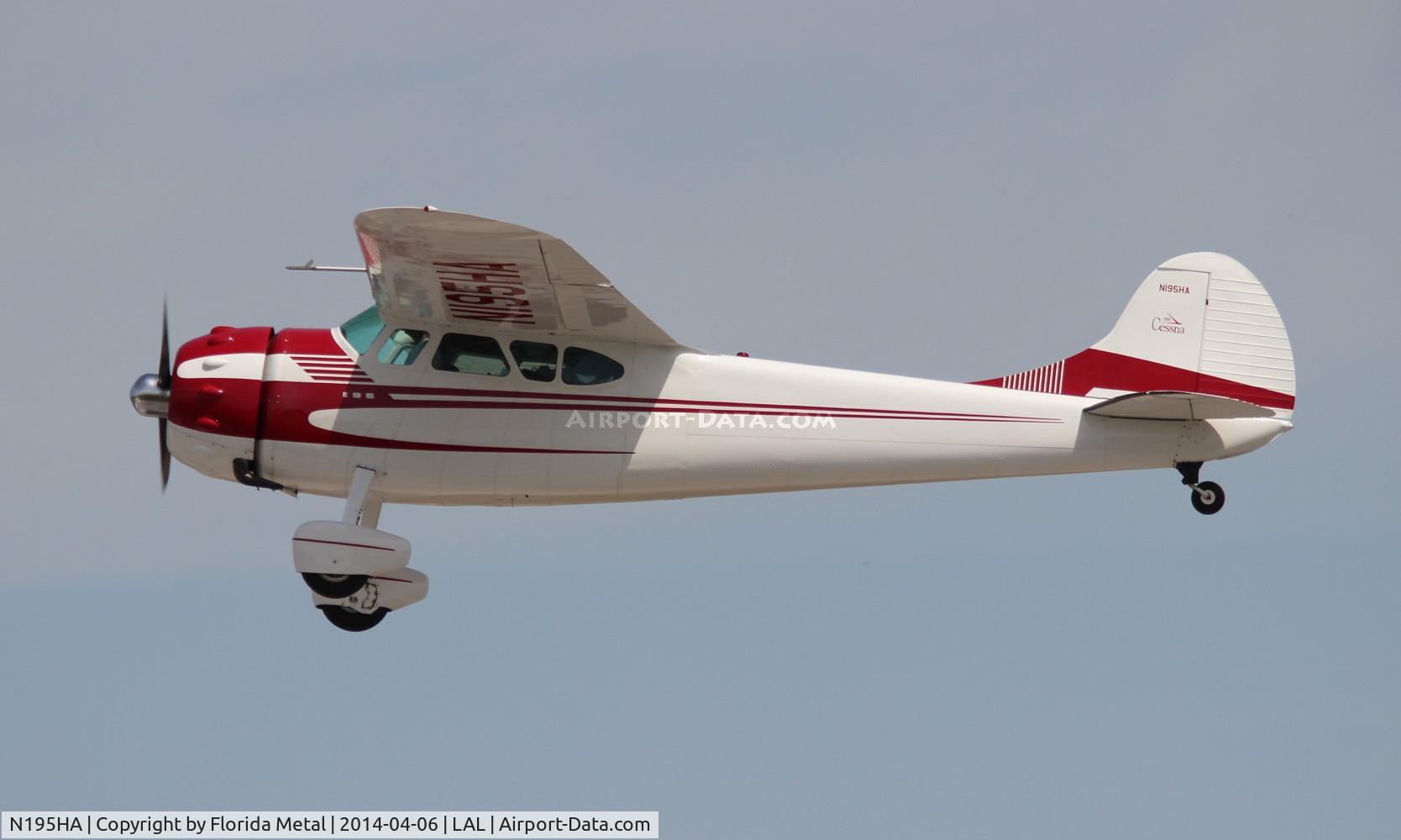 N195HA, 1965 Cessna 195 C/N 7438, Cessna 195
