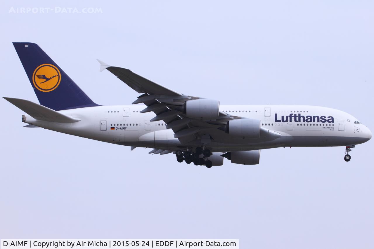 D-AIMF, 2011 Airbus A380-841 C/N 066, Lufthansa