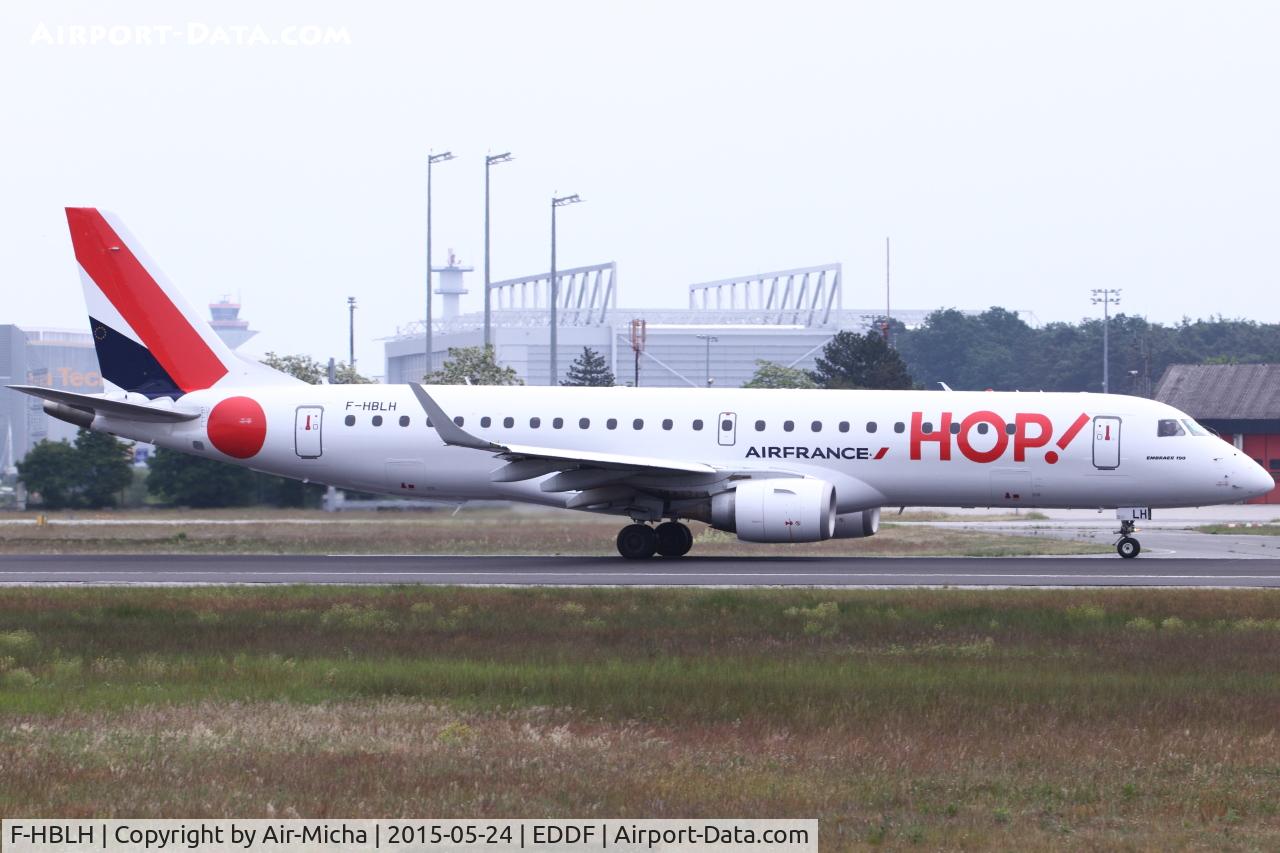 F-HBLH, 2009 Embraer 190LR (ERJ-190-100LR) C/N 19000266, HOP !