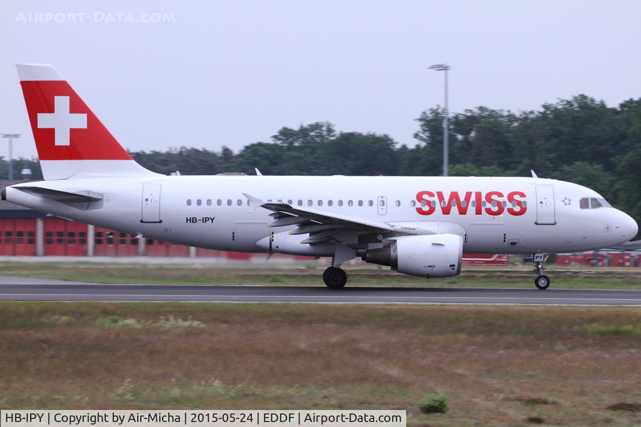 HB-IPY, 1996 Airbus A319-112 C/N 621, Swiss