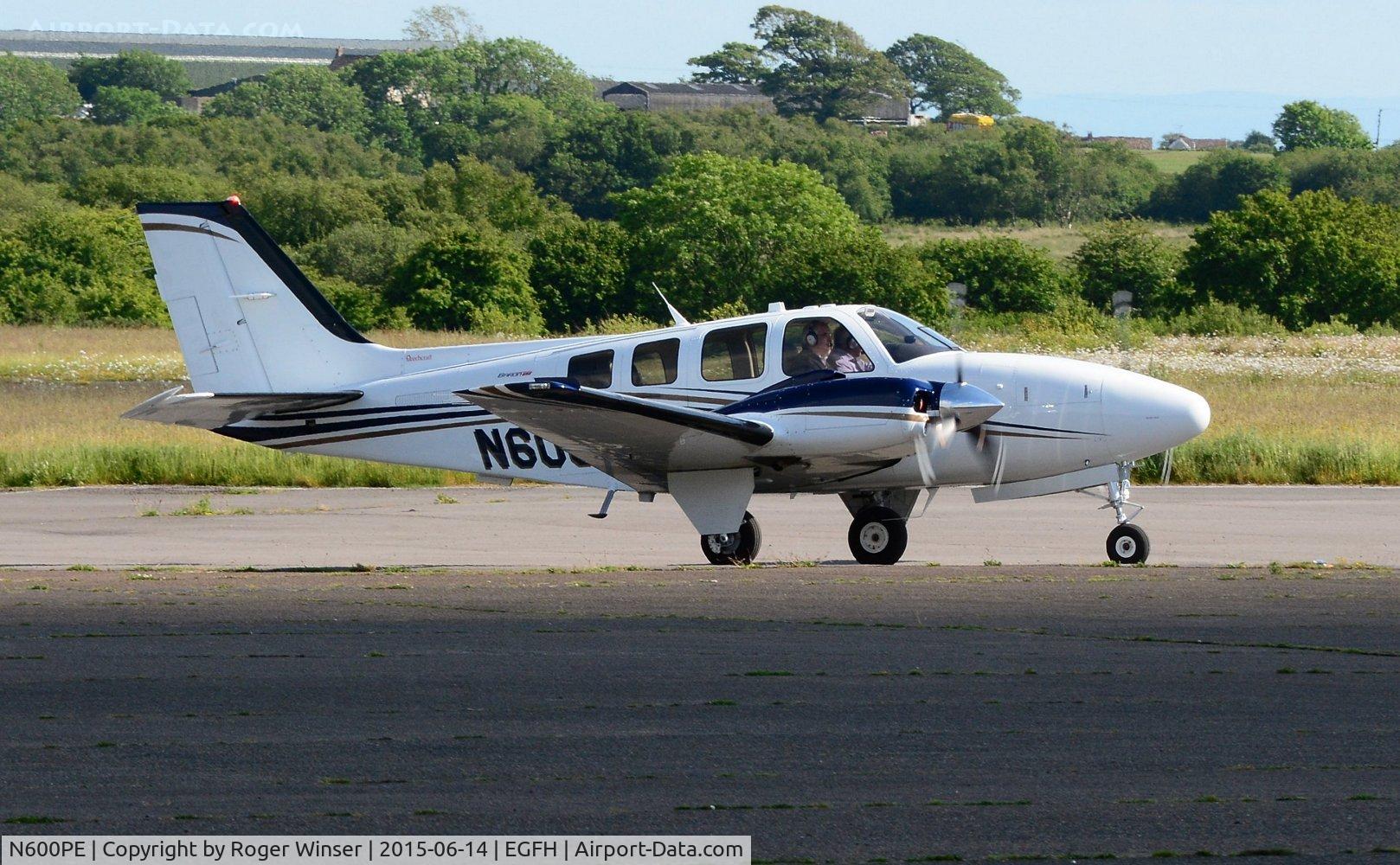 N600PE, 2014 Beechcraft G58 Baron C/N TH-2404, Visiting Beech Baron.