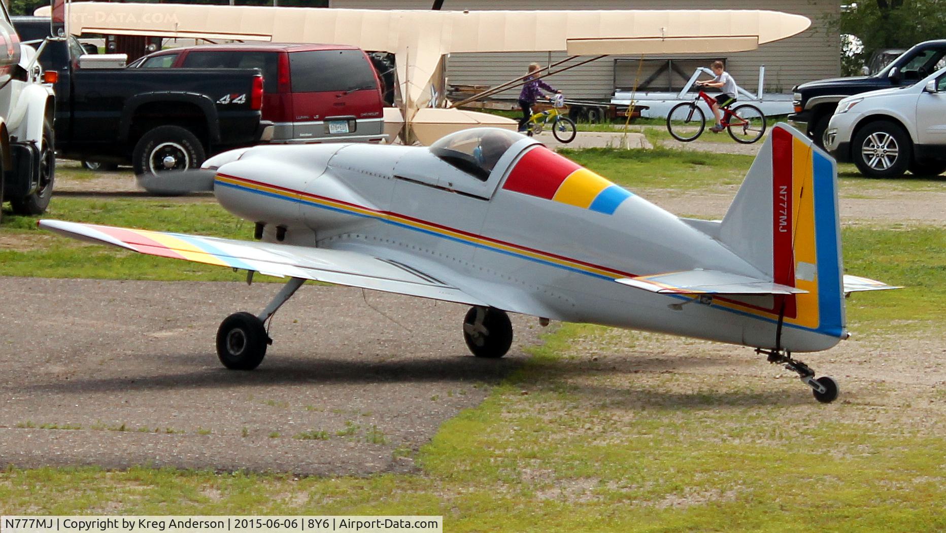 N777MJ, 1998 Mustang Aeronautics Midget Mustang MM-1 C/N M-1-941, EAA Chapter 551 Bean and Brat Fly-in
