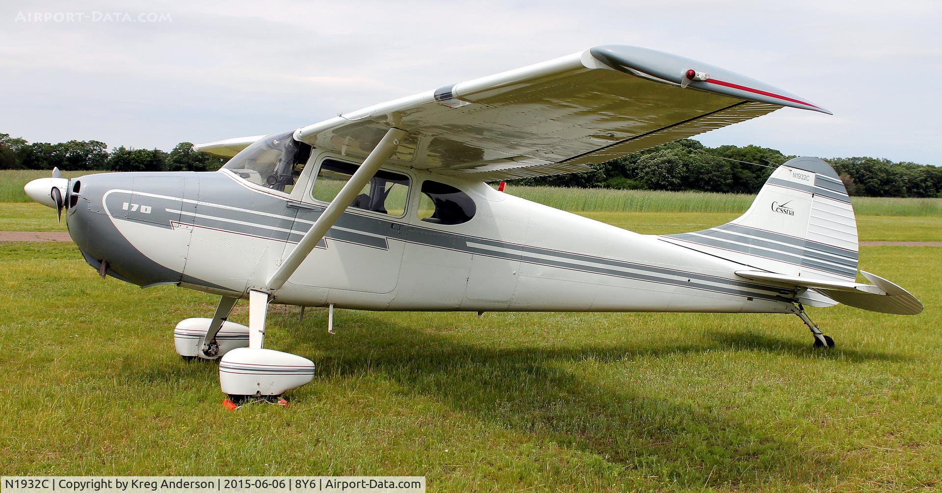 N1932C, 1953 Cessna 170B C/N 26077, EAA Chapter 551 Bean and Brat Fly-in