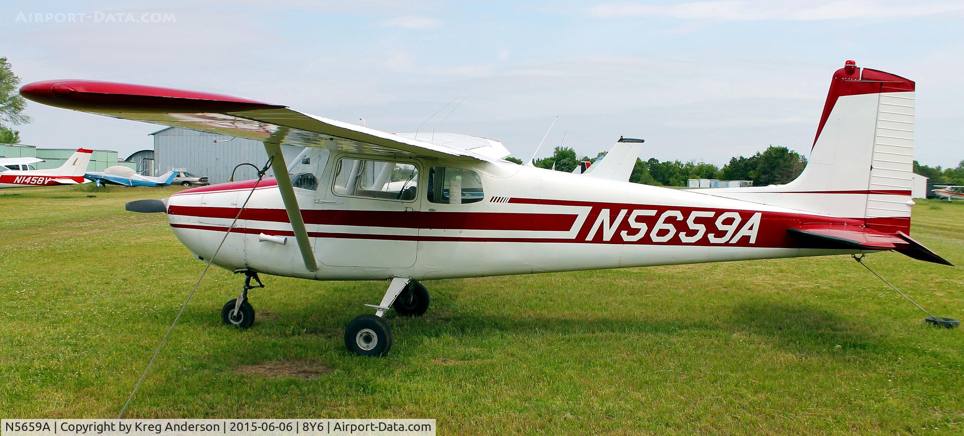 N5659A, 1957 Cessna 172 C/N 28259, EAA Chapter 551 Bean and Brat Fly-in