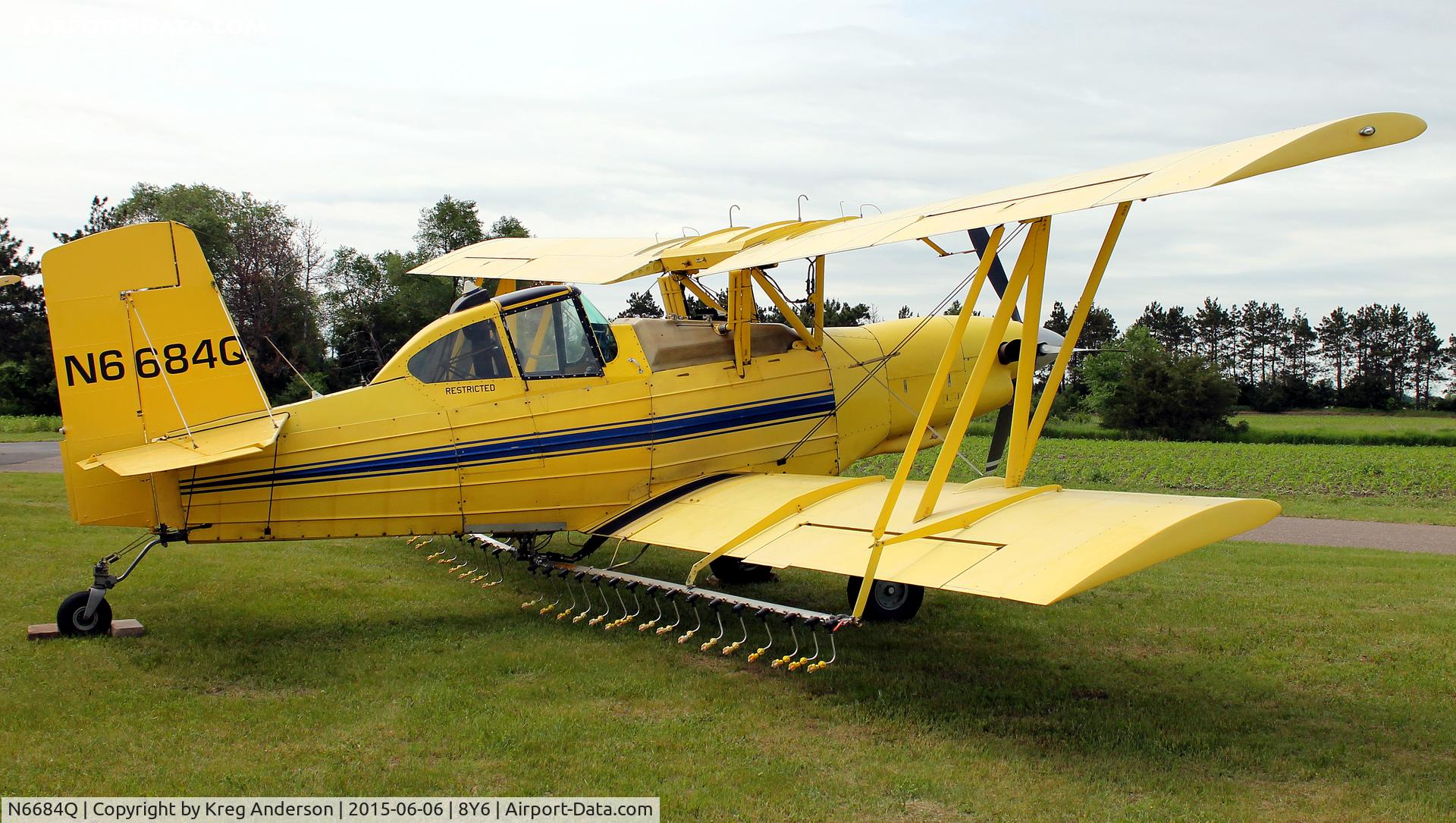 N6684Q, 1977 Grumman-Schweizer G-164B C/N 201B, EAA Chapter 551 Bean and Brat Fly-in