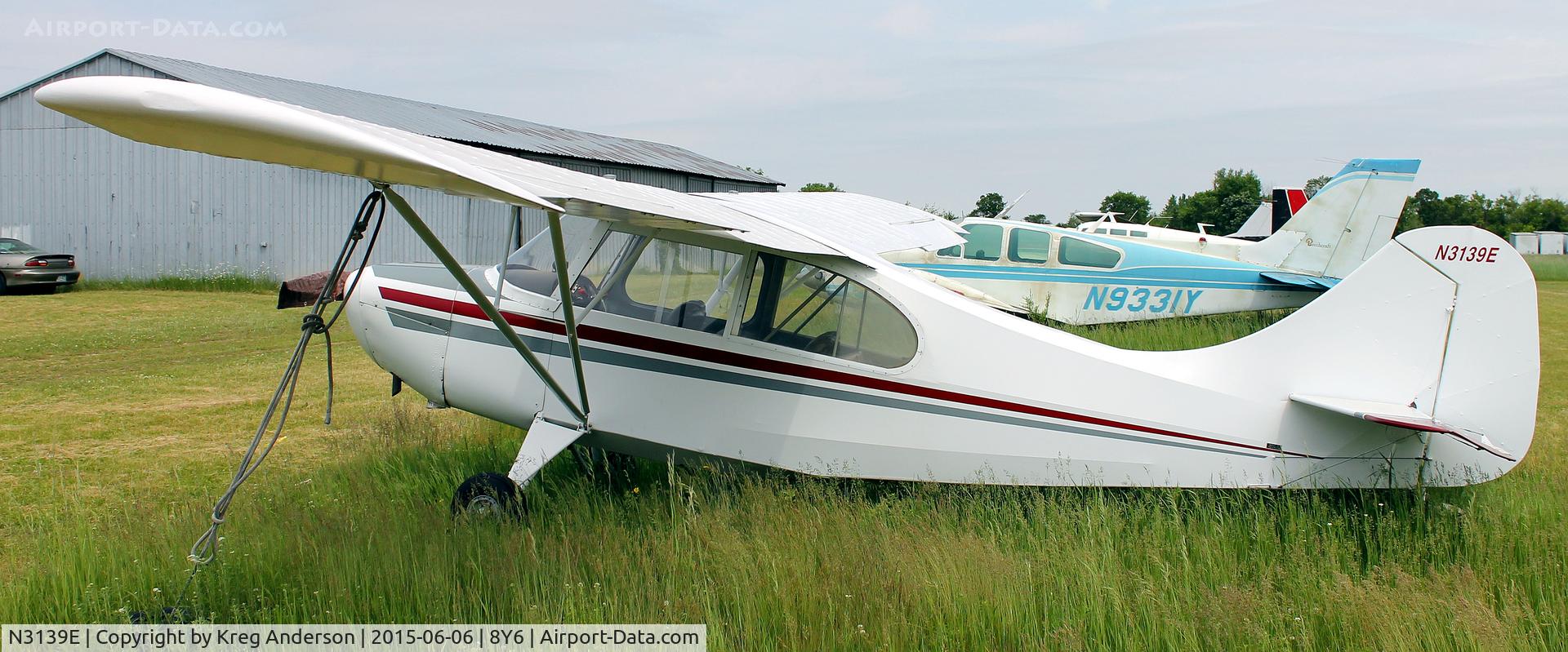 N3139E, 1946 Champion 7AC C/N 7AC-6736, EAA Chapter 551 Bean and Brat Fly-in