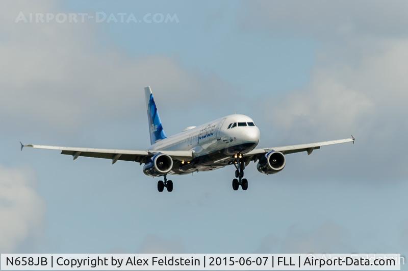 N658JB, 2007 Airbus A320-232 C/N 3150, Ft. Lauderdale