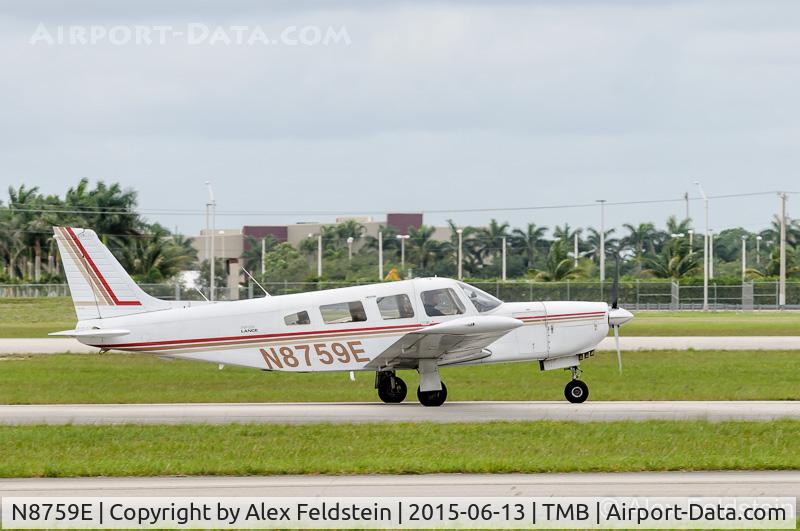 N8759E, 1976 Piper PA-32R-300 Cherokee Lance C/N 32R-7680174, Tamiami