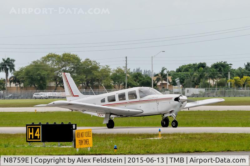 N8759E, 1976 Piper PA-32R-300 Cherokee Lance C/N 32R-7680174, Tamiami