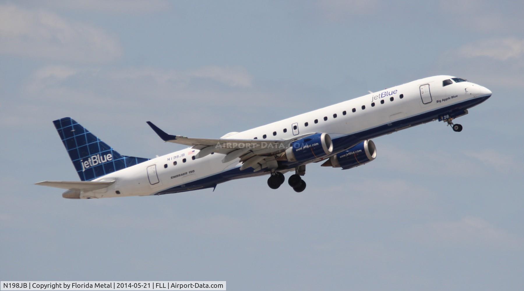 N198JB, 2006 Embraer 190AR (ERJ-190-100IGW) C/N 19000021, Jet Blue